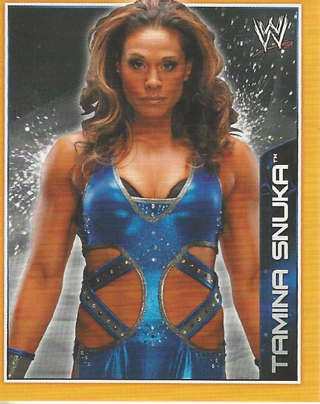 WWE Topps A-Z Sticker Collection 2014 Tamina No.142