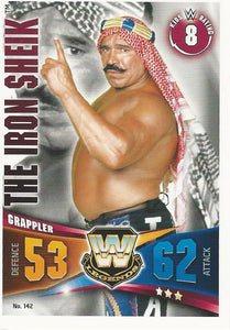 WWE Topps Slam Attax Rivals 2014 Trading Card Iron Sheik No.142