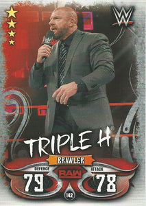 WWE Topps Slam Attax Live 2018 Trading Card Triple H No.142