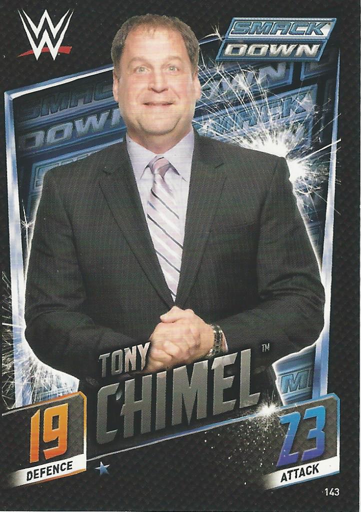 WWE Topps Slam Attax 2015 Then Now Forever Trading Card Tony Chimel No.143