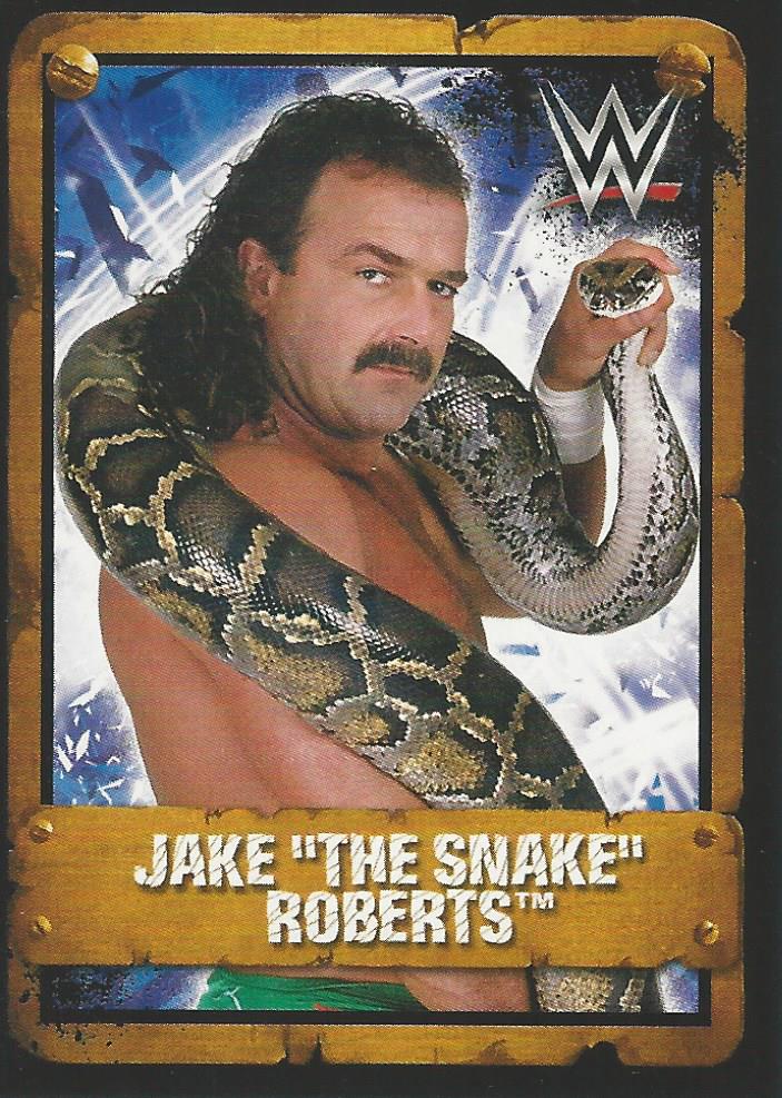 WWE Topps Stickers 2017 Jake the Snake Roberts No.143