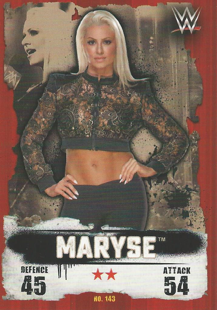 WWE Topps Slam Attax Takeover 2016 Trading Card Maryse No.143