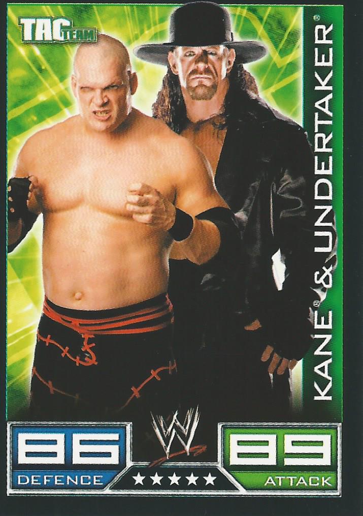 WWE Topps Slam Attax 2008 Trading Cards Kane and Undertaker No.143