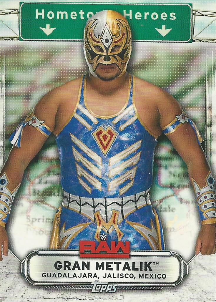 WWE Topps Raw 2019 Trading Card Gran Metalik HH-44