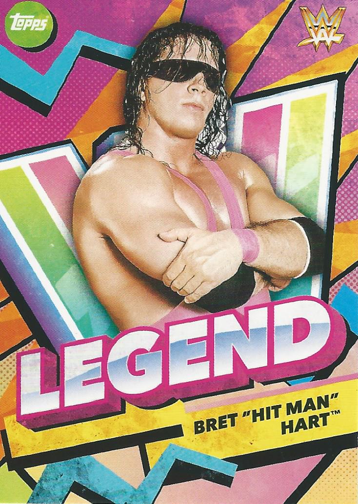 Topps WWE Superstars 2021 Trading Cards Bret Hart No.143