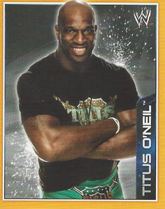 WWE Topps A-Z Sticker Collection 2014 Titus O'Neil No.143