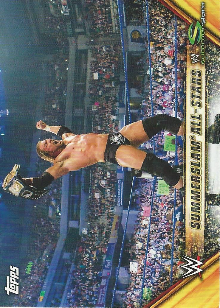 WWE Topps Summerslam 2019 Trading Card Triple H HHH MSS-20