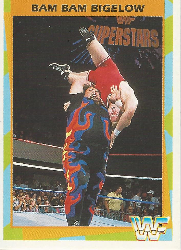 WWF Merlin Trading Card 1995 Bam Bam Bigelow No.144