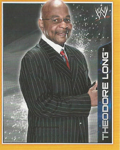 WWE Topps A-Z Sticker Collection 2014 Teddy Long No.144