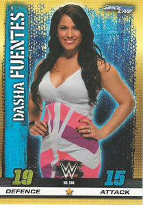 WWE Topps Slam Attax 10th Edition Trading Card 2017 Dasha Fuentes No.144