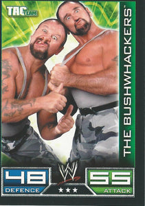 WWE Topps Slam Attax 2008 Trading Cards The Bushwhackers No.144