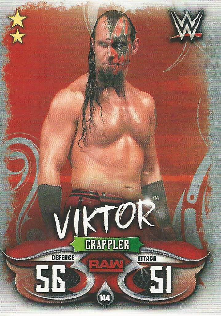 WWE Topps Slam Attax Live 2018 Trading Card Viktor No.144