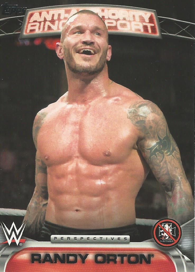 WWE Topps 2016 Trading Cards Randy Orton 14AA