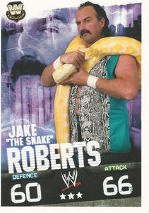 WWE Topps Slam Attax Evolution 2010 Trading Cards Jake the Snake Roberts No.144