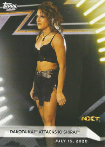 WWE Topps Women Division 2021 Trading Card Dakota Kai No.44