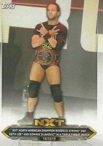 WWE Topps NXT 2020 Trading Cards Roderick Strong No.44