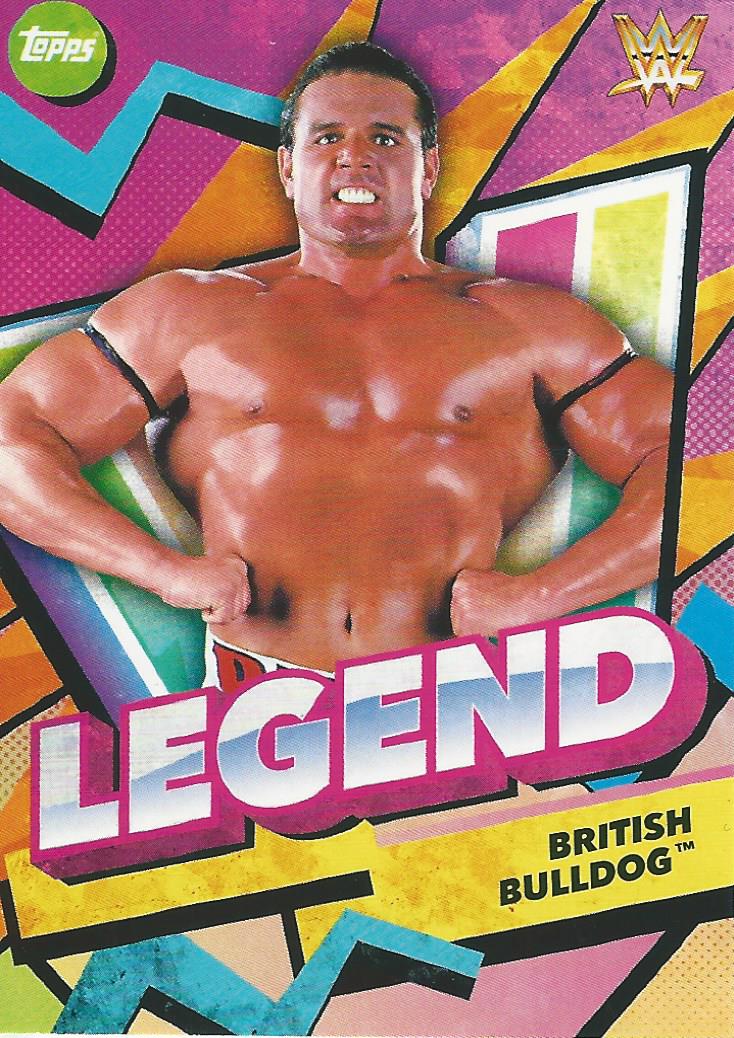 Topps WWE Superstars 2021 Trading Cards British Bulldog No.144