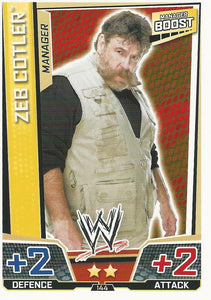 WWE Slam Attax Superstars 2013 Trading Card Zeb Colter No.144