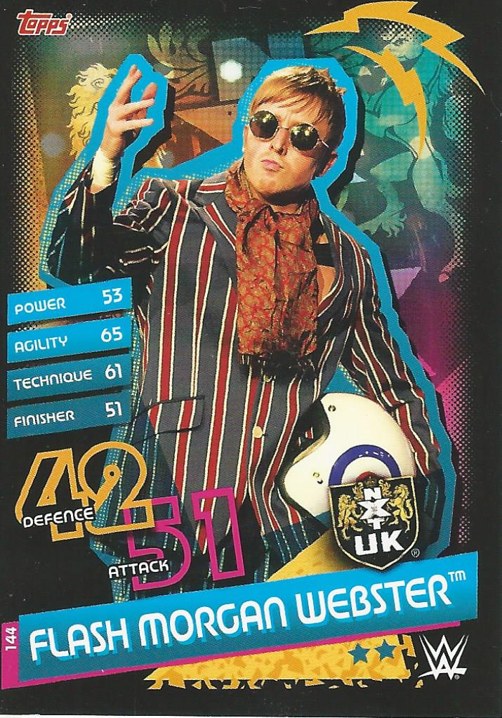 WWE Topps Slam Attax Reloaded 2020 Trading Card Flash Morgan Webster No.144 NXT UK