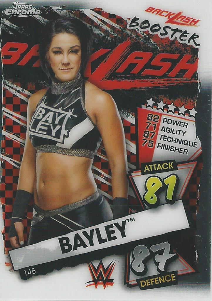 WWE Topps Slam Attax Chrome 2021 Trading Cards Bayley No.145