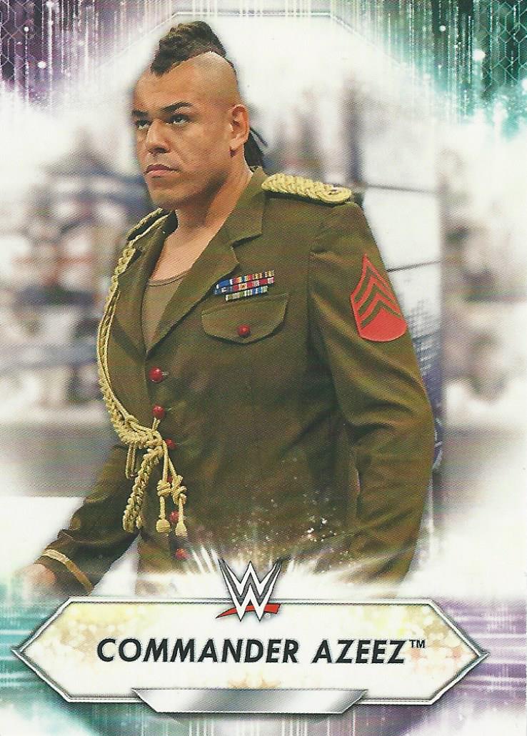 WWE Topps 2021 Trading Cards Commander Azeez No.145