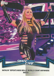 WWE Topps Women Division 2018 Trading Cards Natalya SDL-5