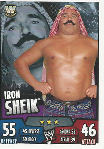 WWE Topps Slam Attax Rumble 2011 Trading Card Iron Sheik No.145