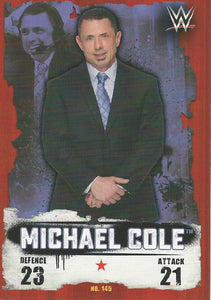 WWE Topps Slam Attax Takeover 2016 Trading Card Michael Cole No.145