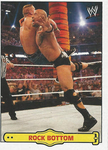 WWE Topps Heritage 2012 Trading Cards The Rock 25 of 55