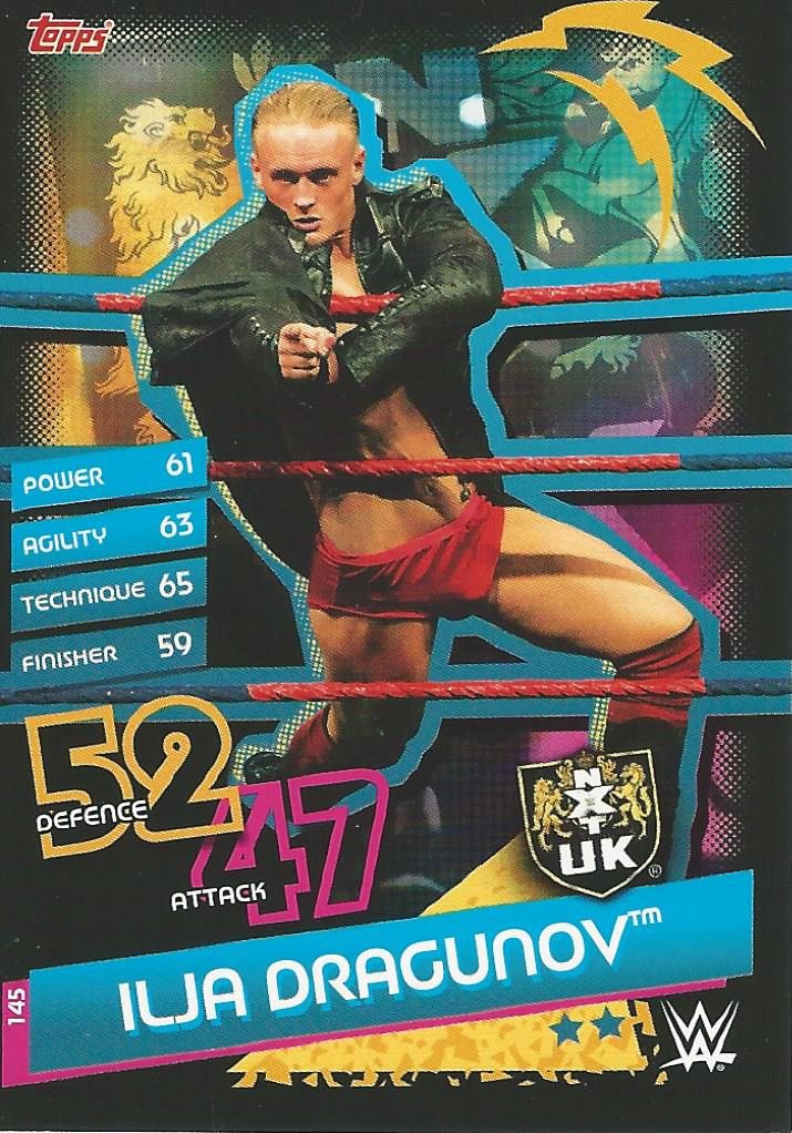 WWE Topps Slam Attax Reloaded 2020 Trading Card Ilja Dragunov No.145 NXT UK