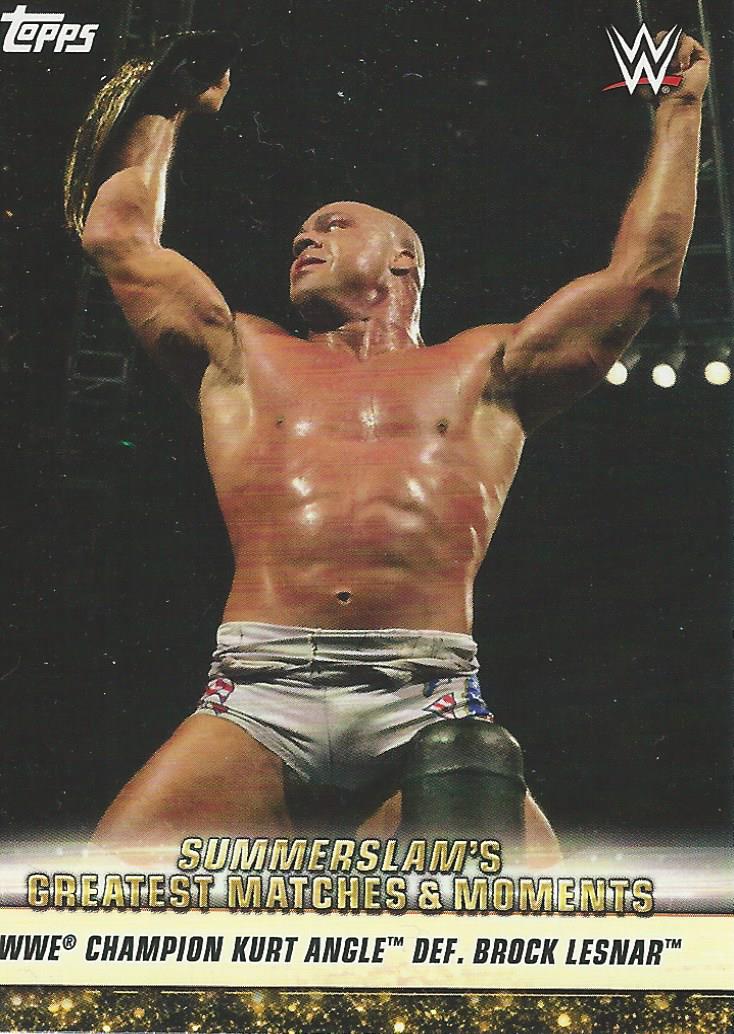 WWE Topps Summerslam 2019 Trading Card Kurt Angle GM-23