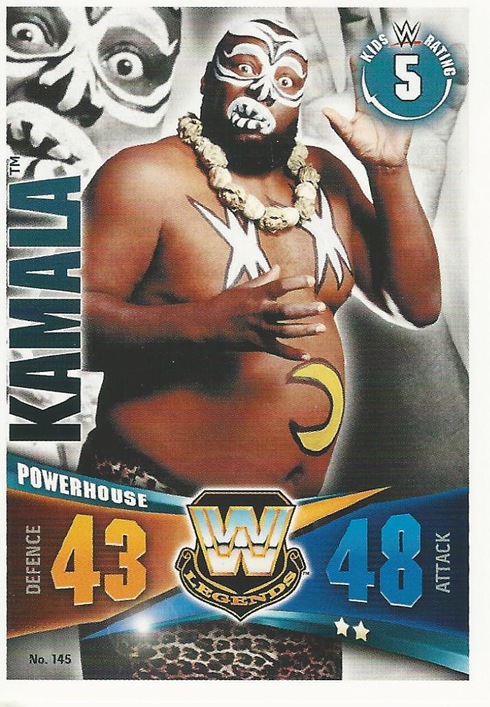 WWE Topps Slam Attax Rivals 2014 Trading Card Kamala No.145