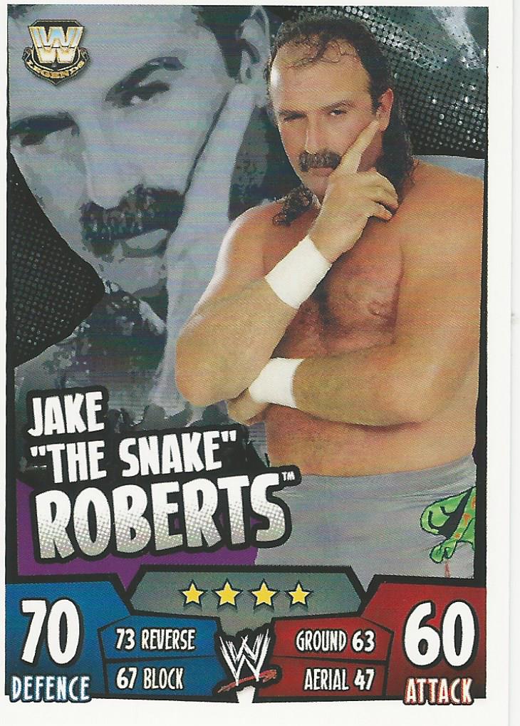 WWE Topps Slam Attax Rumble 2011 Trading Card Jake the Snake Roberts No.146