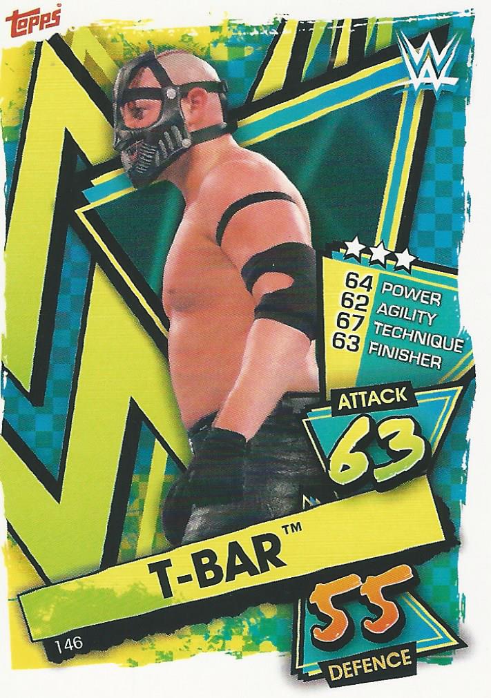 WWE Topps Slam Attax 2021 Trading Card T-Bar No.146