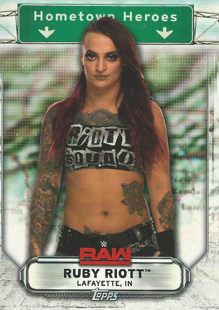 WWE Topps Raw 2019 Trading Cards Ruby Riott HH-34