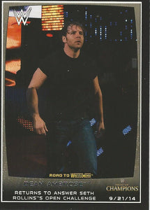 WWE Topps Road to Wrestlemania 2015 Trading Cards Dean Ambrose No.47