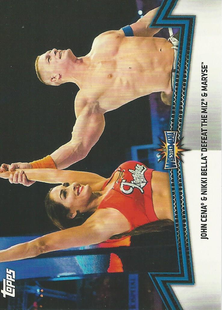 WWE Topps Women Division 2018 Trading Cards Nikki Bella SDL-7