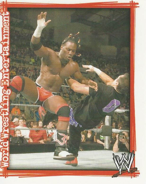 WWE Topps Superstars Uncovered 2007 Sticker Collection Elijah Burke No.147
