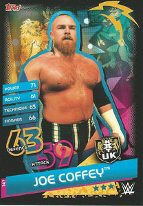 WWE Topps Slam Attax Reloaded 2020 Trading Card Joe Coffey No.147 NXT UK