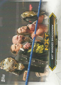 WWE Topps NXT 2020 Trading Cards Adam Cole Shayna Baszler and Triple H No.47