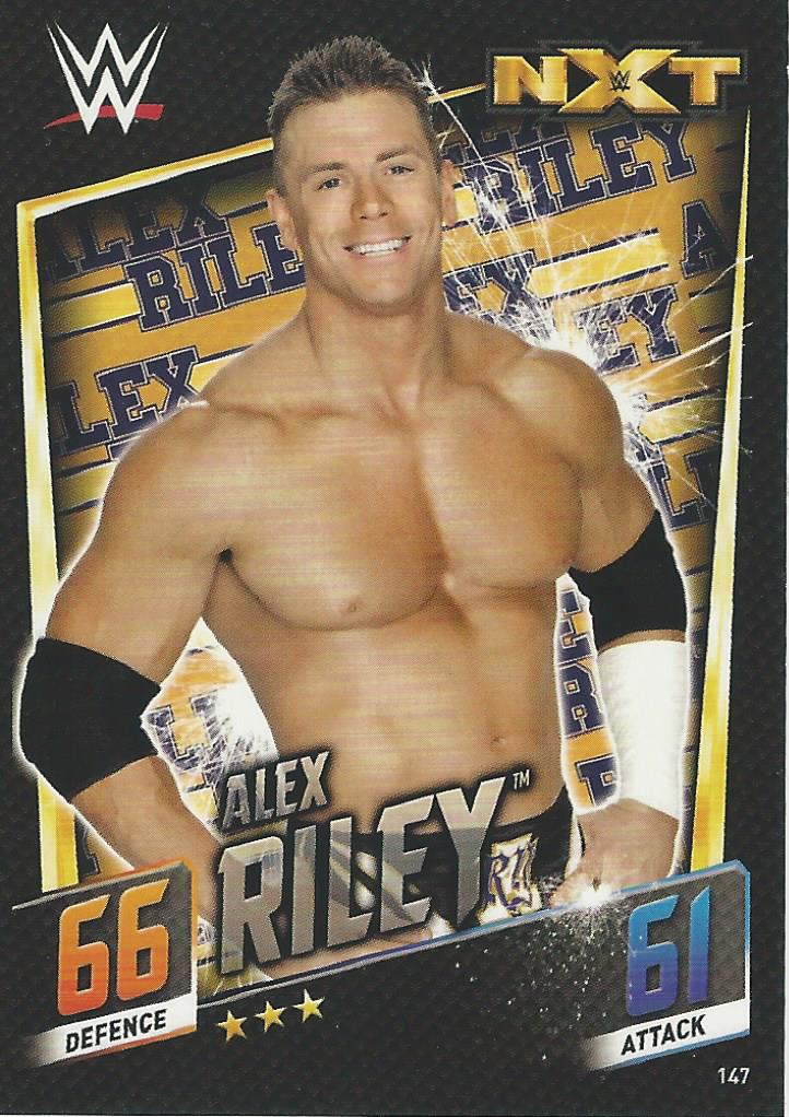 WWE Topps Slam Attax 2015 Then Now Forever Trading Card Alex Riley No.147 NXT