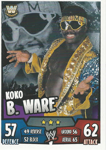 WWE Topps Slam Attax Rumble 2011 Trading Card Koko B Ware No.147