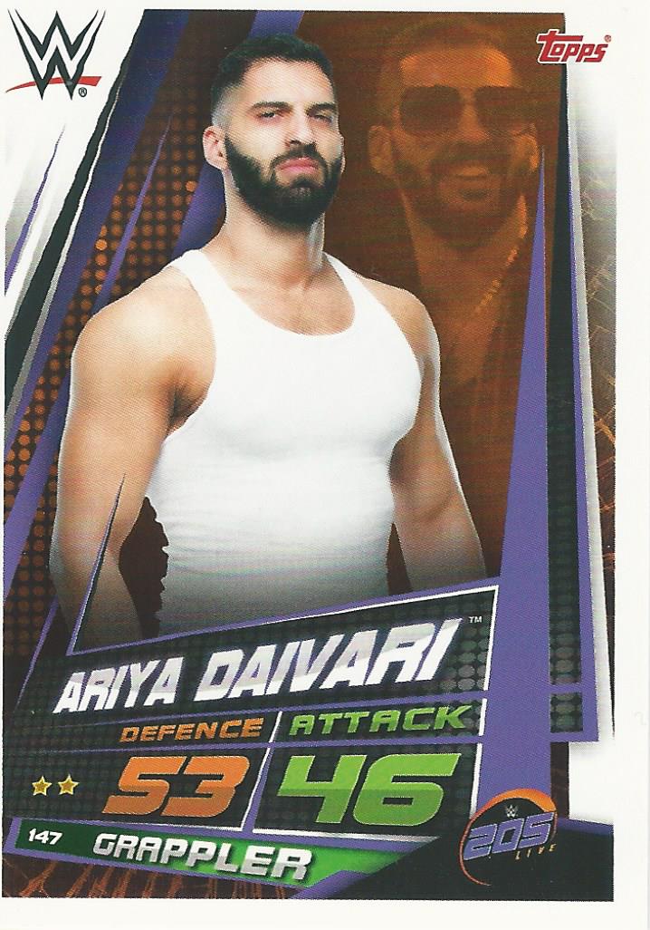 WWE Topps Slam Attax Universe 2019 Trading Card Ariya Daivari No.147