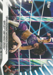 WWE Topps Women Division 2021 Trading Card Bayley No.47