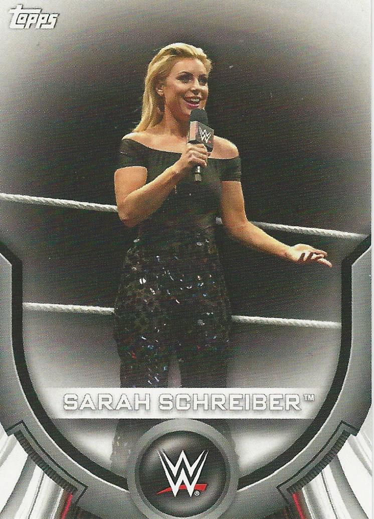 WWE Topps Women Division 2020 Trading Cards Sarah Schreiber RC-47