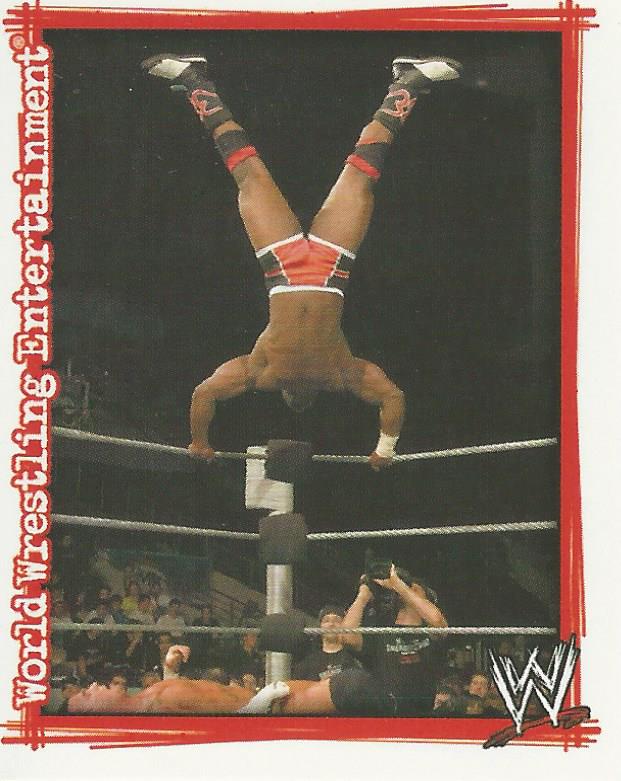 WWE Topps Superstars Uncovered 2007 Sticker Collection Elijah Burke No.148