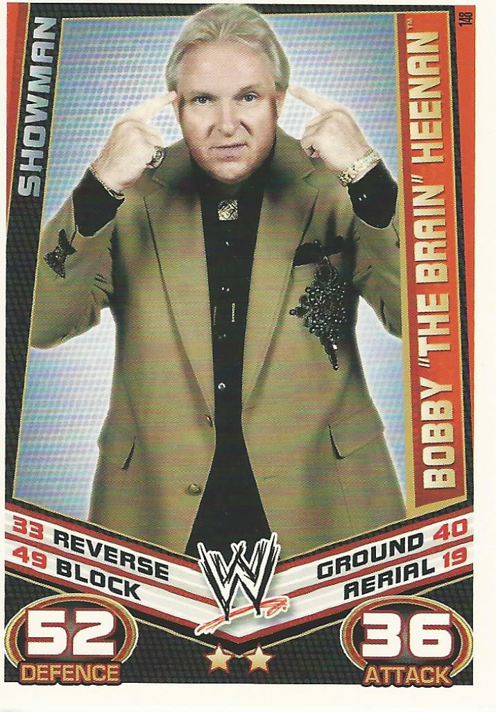 WWE Topps Slam Attax Rebellion 2012 Trading Card Bobby Heenan No.148