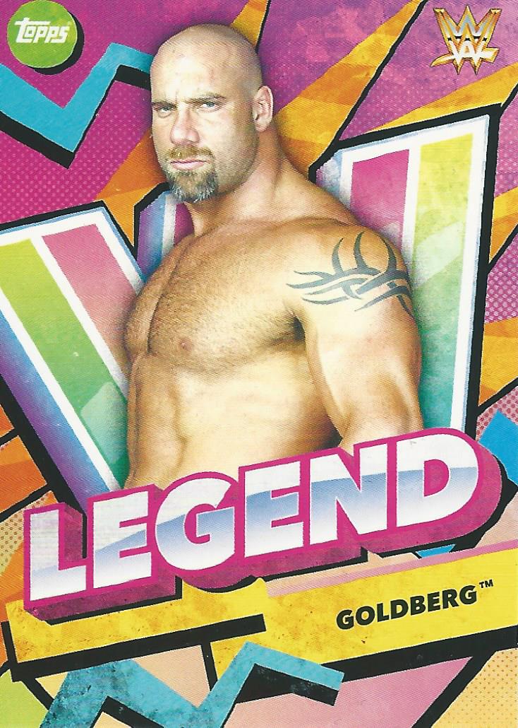 Topps WWE Superstars 2021 Trading Cards Goldberg No.148