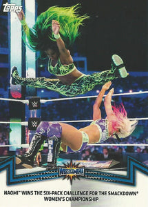 WWE Topps Women Division 2018 Trading Cards Naomi SDL-8