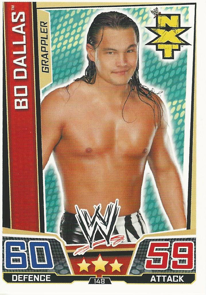 WWE Slam Attax Superstars 2013 Trading Card Bo Dallas No.148 NXT